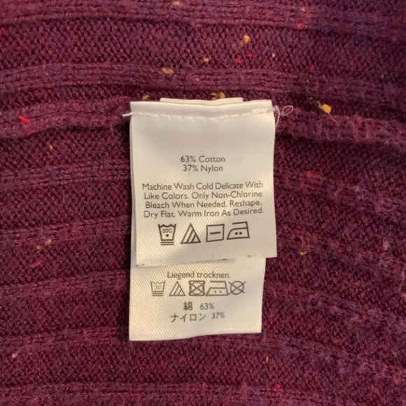 Eddie Bauer Cable Knit Cardigan - Size M - Picture 5 of 5
